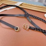 【新作】ディオール  ベルト 偽物★ ダブルベルト ブラックカーフスキン15MM B0088UBCW_M900