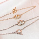 【エルメス】ブレスレットコピー New Farandole ホワイトゴールド ダイヤ erf36348