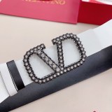 激安価格！ヴァレンティノ Vロゴ シャイニーカーフ リバーシブルベルト コピー Vuo74851
