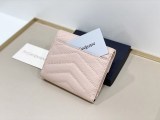 目を惹くカラー サンローラン☆待望の3つ折りミニ財布 偽物 Saw01566