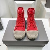 目を惹くカラーバレンシアガ コピー PARIS HIGH TOP スニーカー レッド bap22382