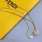 21-22AW★オシャレ度UP★ フェンディ FFギロッシュ ネックレス コピー feq38375