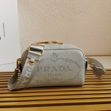 最安値挑戦プラダ レザー トップハンドル ハンドバッグ コピー 4色 1BB078 puy36225