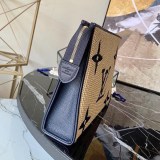 ◆希少◆ルイヴィトン クラッチバッグ コピー ラフィア ネイビー M80351