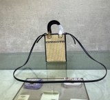 希少色すぐ届 フェンディ ミニショッパーバッグ コピー ラフィア 8BS051AFQPF0VPJ