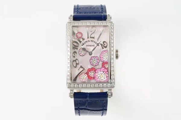 新色 入手困難品！フランク・ミュラー ロングアイランド ダイヤモンドベゼル frm53789