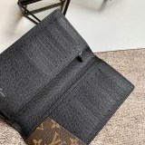 定番 【ルイヴィトン 財布 偽物】モノグラム ポルトフォイユ・ブラザ カードケース M69410