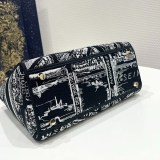 注目★レディディオール 偽物 LADY D-LITE ミディアムバッグ M0565OOMPM993