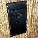 クロエ WOODY 偽物 ラージ バスケット かごバッグ/ Denim chb25866