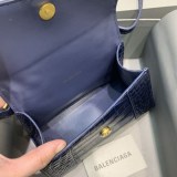 世界中で大人気♪バレンシアガ クロコダイル型押し*HOURGLASS コピー ハンドルバッグ bat06170