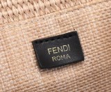 可愛いフェンディ サンシャイン 偽物 ミディアム コットンクロシェ ショッパー fer72894