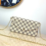 【ルイヴィトン ショルダーバッグ コピー】ダミエ ポシェット フェリシー チェーンウォレット M63106