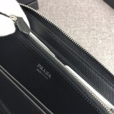 秋冬新作 素敵な プラダ ファスナー付長財布 長財布 puf39868