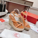 クリスチャンルブタン Mafaldina 偽物 ウェッジソール サンダル 2色 Ruv00331