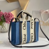 稀少 クロエ woody 偽物★トートバッグ◇キャンバス＆レザー chk27385