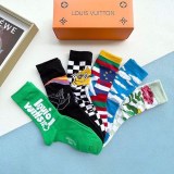 ルイヴィトン コピー ボックス入りソックス 6足 vuk08413