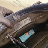 日本未入荷バレンシアガ☆クラシック シティバッグ 偽物☆ネイビーブルー baj11263