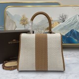 21-22AWデルヴォー MM Surpique ブリヨン MM ハンドバッグ 偽物 Deh52889