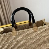 すぐ届く フェンディ ミディアム サンシャイン コピー ラフィア バッグ かご feo55720