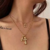 春もの新作 クロムハーツ ネックレス 偽物 CHクロスベビーファットチャーム 2色 Kuu81738