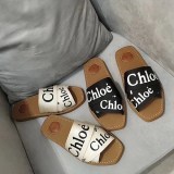 クロエ "woody"フラットミュール コピー CHC19U18808101