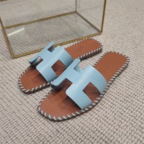 日本未入荷エルメス Oran sandal コピー オラン レザー＆キャンバス サンダル erj95258