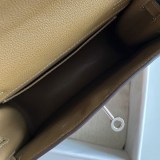 送料込エルメス コピー ケリーダンス 22cm ブラウン 内縫 2色金具 erx65514