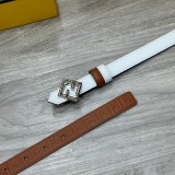 完売必至フェンディ FFダイヤモンドモチーフリバーシブルベルト コピー 20mm 6色 8C0687ANH8F0E6E