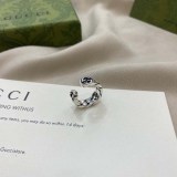 送料込【グッチ】インターロッキングG☆シルバー製イヤーカフ gus21106
