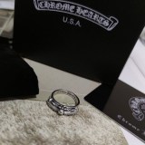 新作 クロムハーツ 偽物 フローラルクロス CHクロス リング Kuo73053