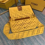 稀少フェンディ バゲット キャンバス バッグ 偽物/刺繍 fed36433