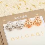 ブルガリ 偽物 フィオレヴァー ピアス 18K ピンクゴールド 2色 Buu22141