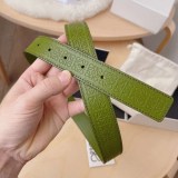 新作限定【ロエベ】カーフレザー アナグラムバックルリバーシブルベルト lov27798