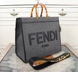 人気No1フェンディ サンシャイン 偽物 レザーショッパーバッグ fef92233