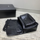 稀少サンローラン ショルダーバッグ 偽物 ニキ ミディアム クリンクルヴィンテージレザー 6331580EN04345