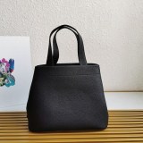 可愛いプラダ スーパーコピー ミディアム レザー ロゴ トートバッグ 1BG384 puu92869