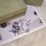 入手困難 ヴァンクリーフ&アーペル ヴィンテージ コピー アルハンブラ ブレスレット vai93645