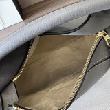 定番ロエべ サテンカーフ パズルエッジ バッグ 偽物 スモール lof86647