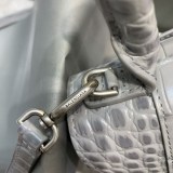 最安値挑戦バレンシアガ クロコダイル型押し*HOURGLASS コピー ハンドルバッグ bah52828