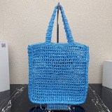 21-22AWプラダ ラフィア トートバッグ スーパーコピー pui84257