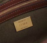 春もの新作フェンディ バゲット コピー フィッシュアイ FFキャンバス バッグ feg17784