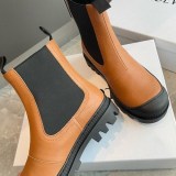 世界中で大人気♪ロエベ ブーツ 偽物 CHELSEA BOOT カーフ サイドゴアブーツ loh33544