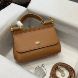 ドルチェ&ガッバーナ コピー SICILYバッグ DAUPHINEレザー スモールサイズ dgt99334