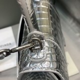 超話題!バレンシアガ コピー クロコダイル型押し*HOURGLASS ハンドルバッグ baf01769