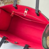 秋冬新作 ​ルイヴィトン オンザゴー MM 偽物 バッグ M59245 トートバッグ モノグラム レザー