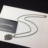 人気No1 【クロムハーツ ネックレス 偽物】CHクロス ダガードッグタグ シルバー Kuz80915