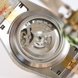 【日本未発売】ロレックス 時計 スーパーコピー デイトジャスト 41MM エナメル ダイヤモンドベゼル 18K rof46622