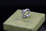《大人気》グッチ タイガーヘッド 偽物 シルバーリング *ギフトに◎12mm gux37839