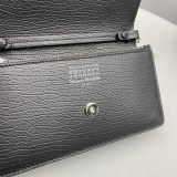 ★日本!!人気！メゾンマルジェラ レザー チェーン ウォレット 偽物 ショルダーバッグ Max63337