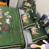 超希少！グッチ 2024新作 サマーブランケットセット 新居寝具用